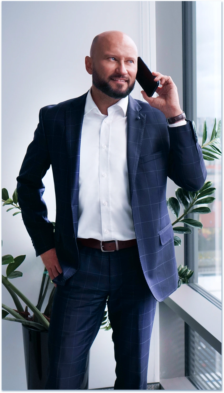 Przemysław Sipowicz rozmowa z klientem Nexum nieruchomości Gdańsk Trójmiasto